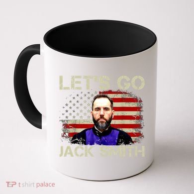 Lets Go Jack Smith For President USA Flag Coffee Mug