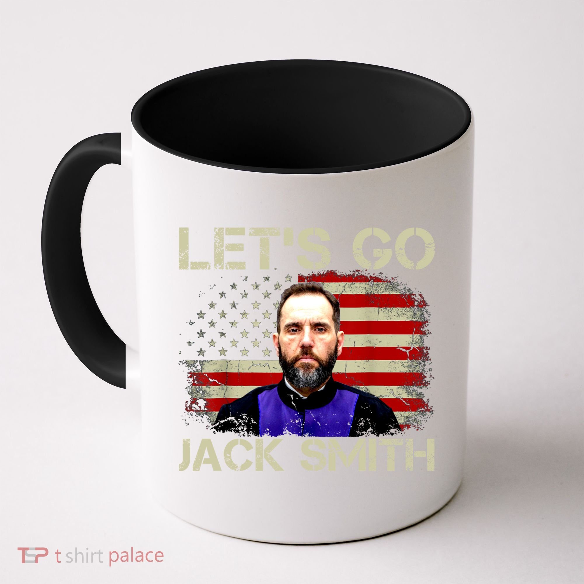 Lets Go Jack Smith For President USA Flag Coffee Mug