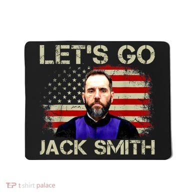Lets Go Jack Smith For President USA Flag Mousepad