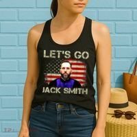 Lets Go Jack Smith For President USA Flag Women's Tank Top thumb 2