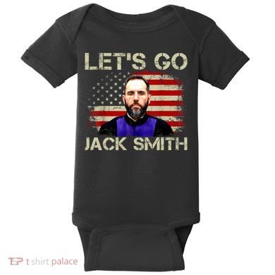 Lets Go Jack Smith For President USA Flag Baby Bodysuit