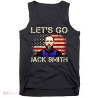 Lets Go Jack Smith For President USA Flag Tank Top thumb 0