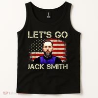 Lets Go Jack Smith For President USA Flag Tank Top thumb 2