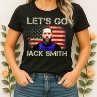 Lets Go Jack Smith For President USA Flag Women's T-Shirt thumb 2