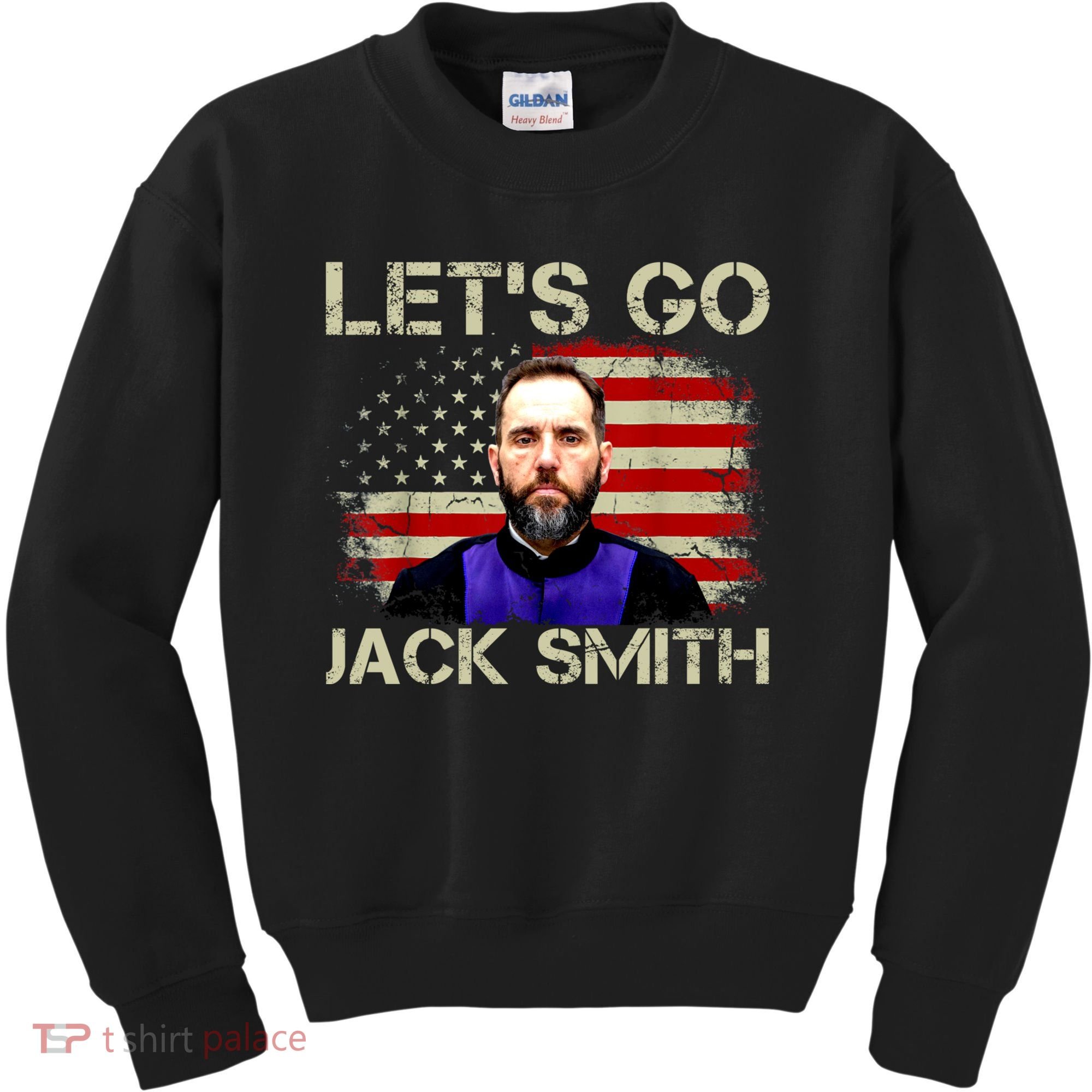 Lets Go Jack Smith For President USA Flag Kids Sweatshirt