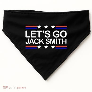 Lets Go Jack Smith For President USA-Made Doggie Bandana