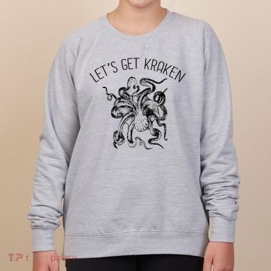 LetS Get Kraken Giant Squid Octopus Funny Pun Women's Sweatshirt