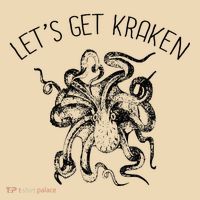 LetS Get Kraken Giant Squid Octopus Funny Pun Tote Bag thumb 4