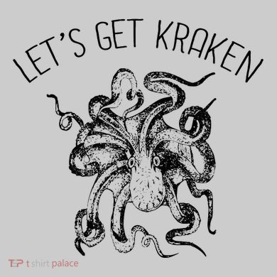 LetS Get Kraken Giant Squid Octopus Funny Pun Kids Tie-Dye T-Shirt