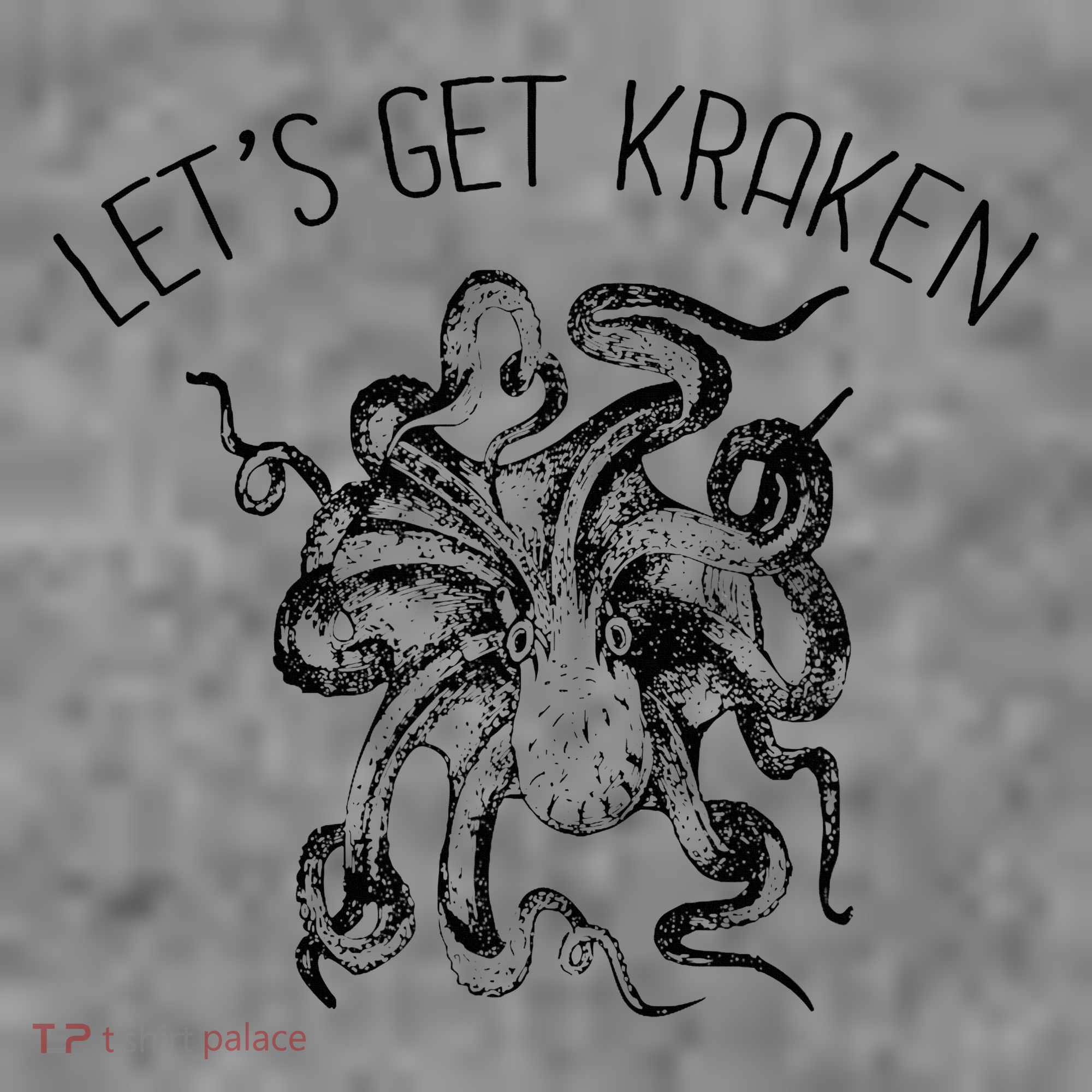 LetS Get Kraken Giant Squid Octopus Funny Pun Toddler Hoodie