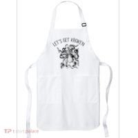 LetS Get Kraken Giant Squid Octopus Funny Pun Apron thumb 0