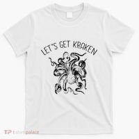 LetS Get Kraken Giant Squid Octopus Funny Pun T-Shirt thumb 0