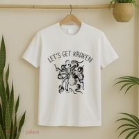 LetS Get Kraken Giant Squid Octopus Funny Pun T-Shirt thumb 2