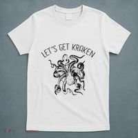 LetS Get Kraken Giant Squid Octopus Funny Pun T-Shirt thumb 5
