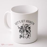 LetS Get Kraken Giant Squid Octopus Funny Pun Coffee Mug thumb 0