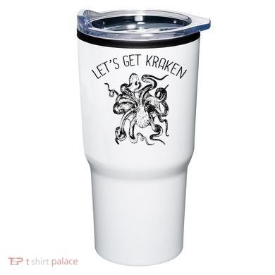 LetS Get Kraken Giant Squid Octopus Funny Pun Tumbler
