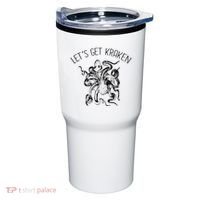 LetS Get Kraken Giant Squid Octopus Funny Pun Tumbler thumb 0