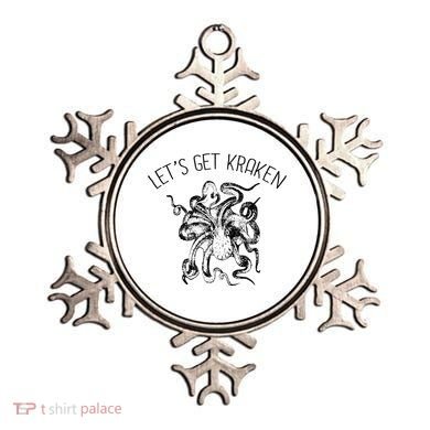 LetS Get Kraken Giant Squid Octopus Funny Pun Ornament