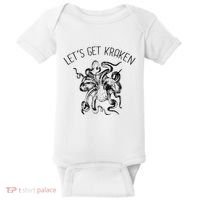 LetS Get Kraken Giant Squid Octopus Funny Pun Baby Bodysuit thumb 0