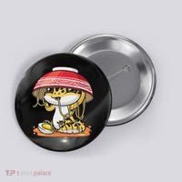 Leopard Gecko Kawaii Lizard Japanese Reptile Ramen Button thumb 0