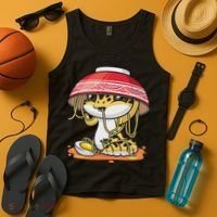 Leopard Gecko Kawaii Lizard Japanese Reptile Ramen Tank Top thumb 4