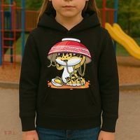 Leopard Gecko Kawaii Lizard Japanese Reptile Ramen Kids Hoodie thumb 3