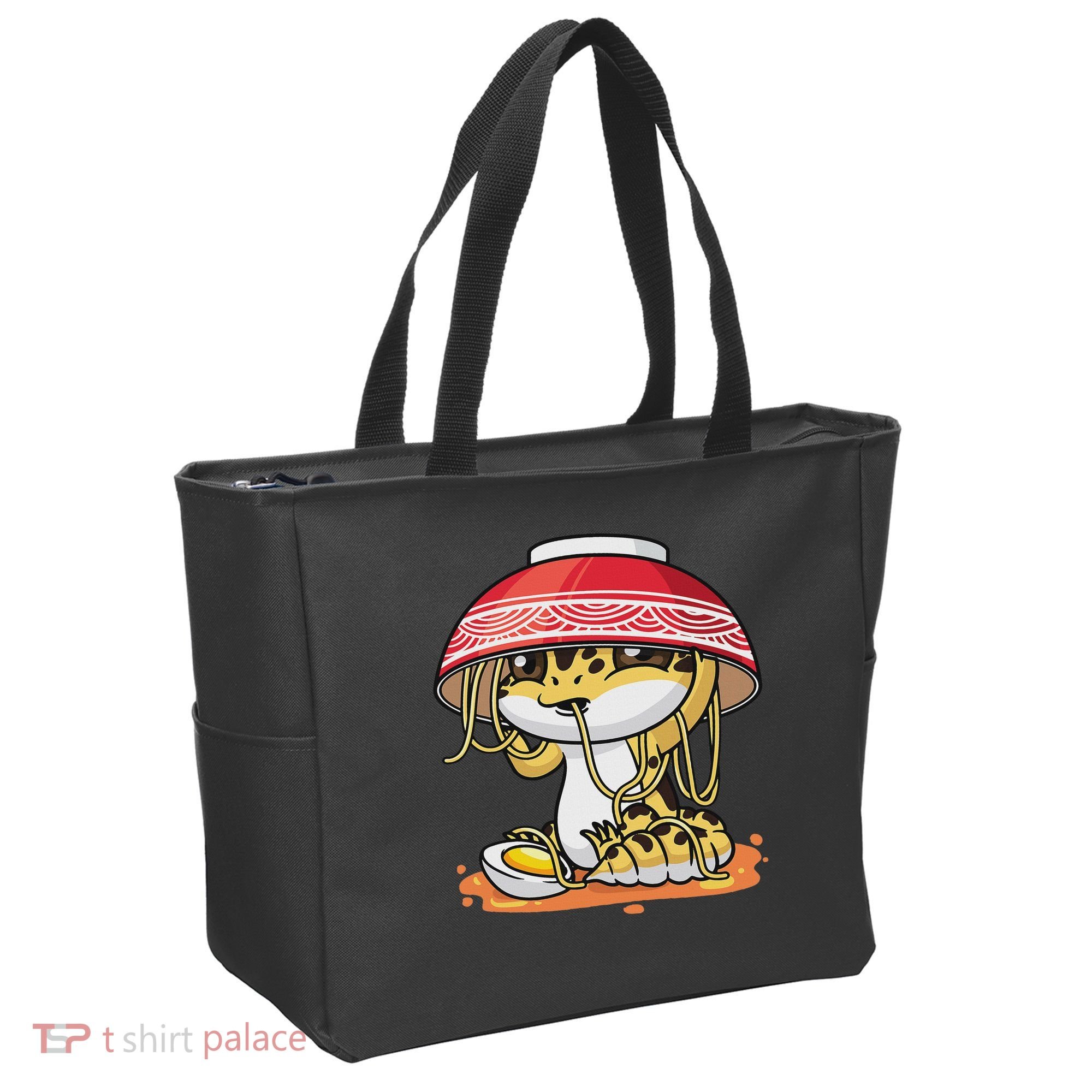 Leopard Gecko Kawaii Lizard Japanese Reptile Ramen Tote Bag