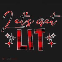 Lets Get Lit Christmas Holiday Party Bucket Hat thumb 4