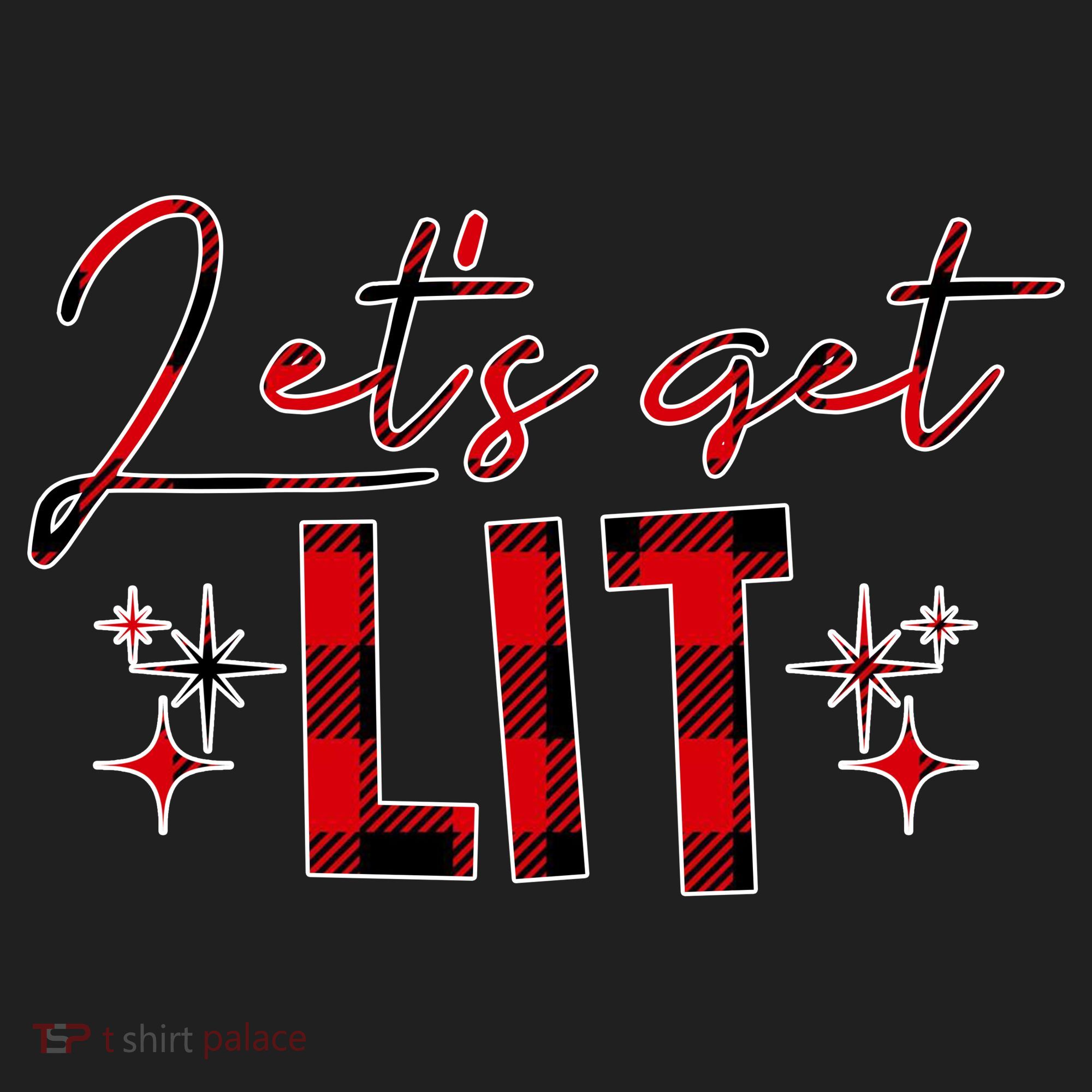 Lets Get Lit Christmas Holiday Party Tumbler