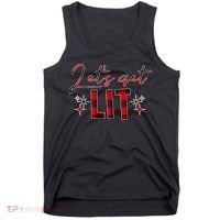 Lets Get Lit Christmas Holiday Party Tank Top thumb 0