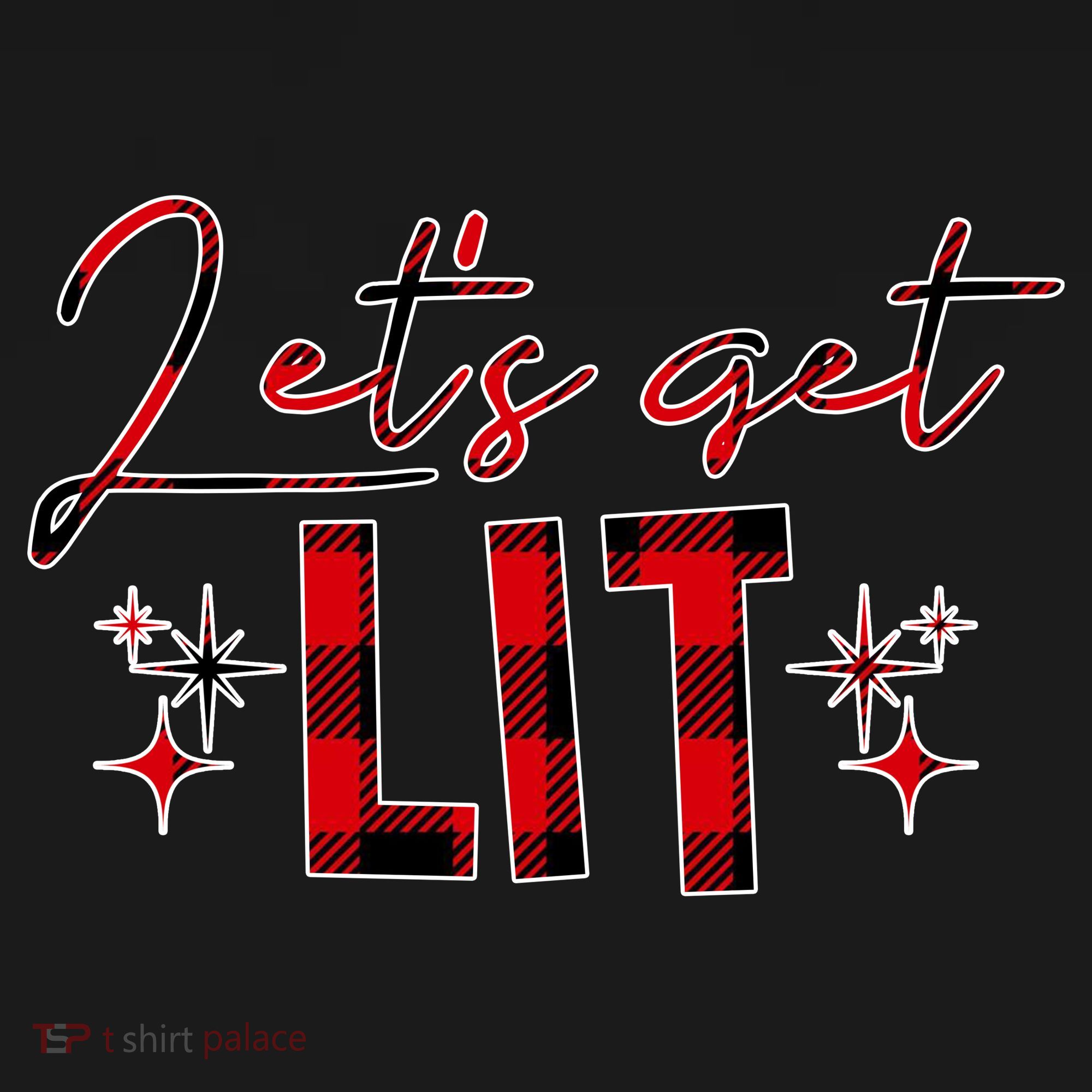 Lets Get Lit Christmas Holiday Party Tote Bag