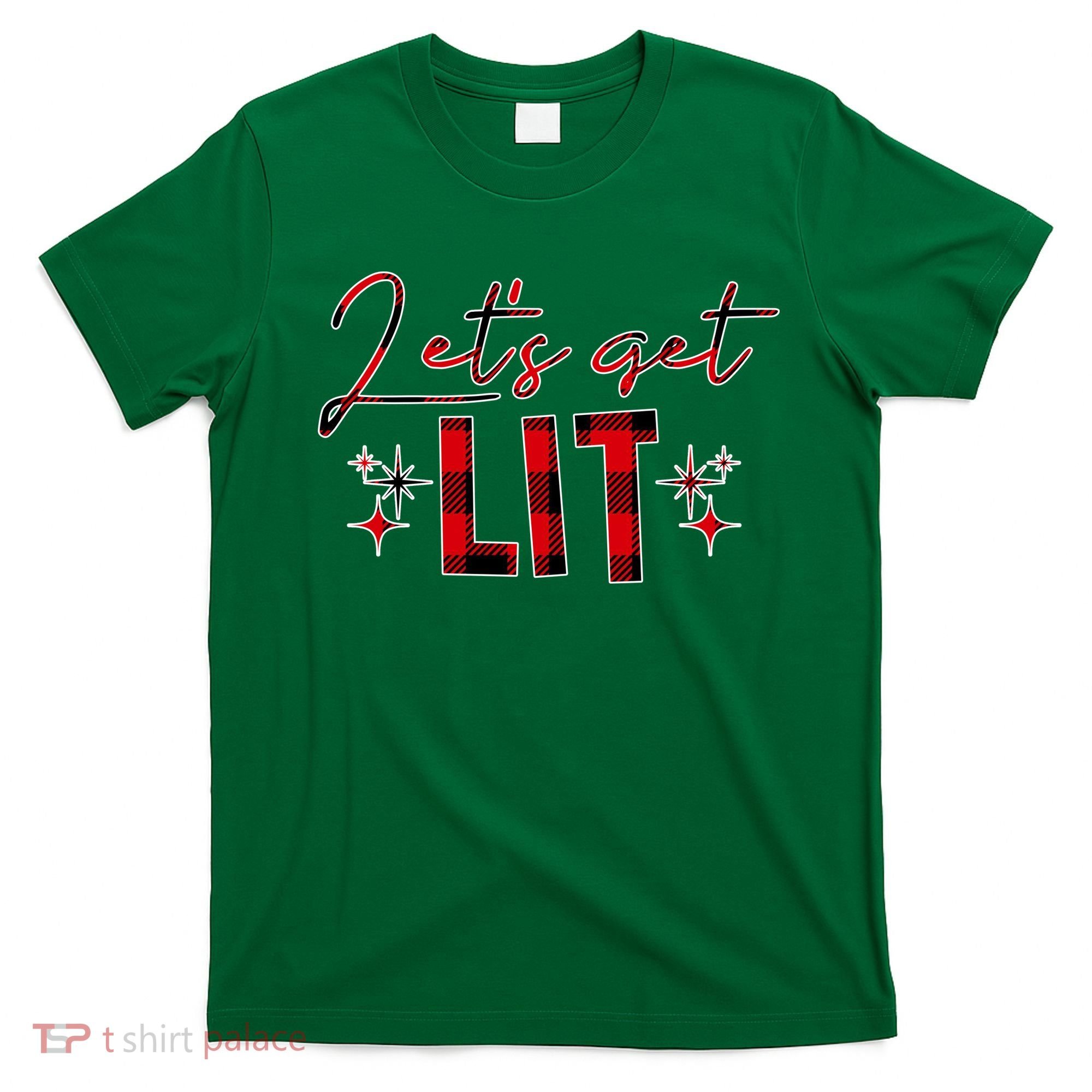 Lets Get Lit Christmas Holiday Party T-Shirt
