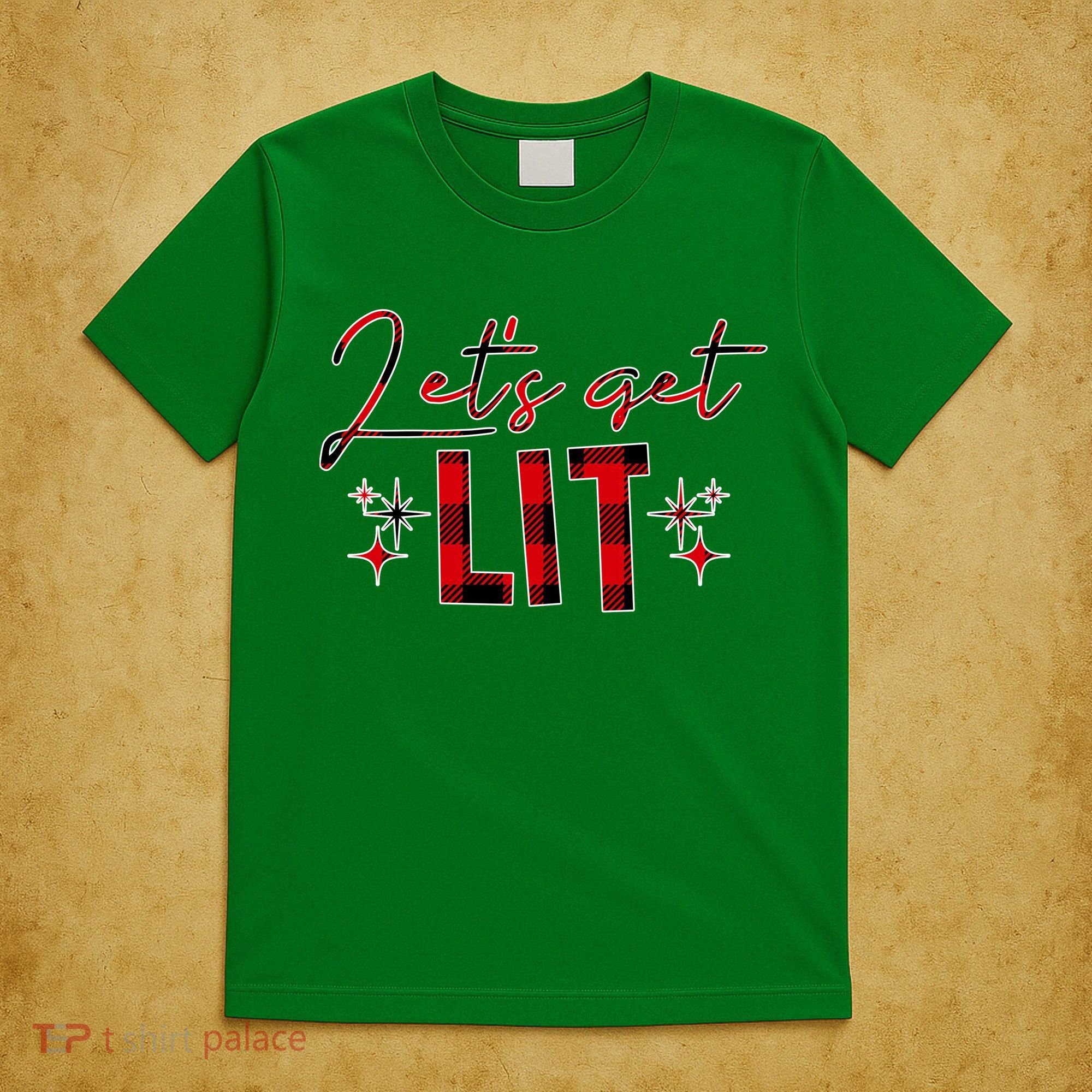 Lets Get Lit Christmas Holiday Party T-Shirt