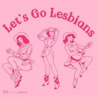 Let's Go Lesbians Subtle Lesbian Live Laugh Lesbian LGBTQ Coaster thumb 2