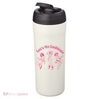 Let's Go Lesbians Subtle Lesbian Live Laugh Lesbian LGBTQ 24oz Duet Stainless Steel Tumbler thumb 3
