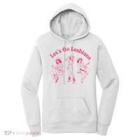 Let's Go Lesbians Subtle Lesbian Live Laugh Lesbian LGBTQ Women's Hoodie thumb 0