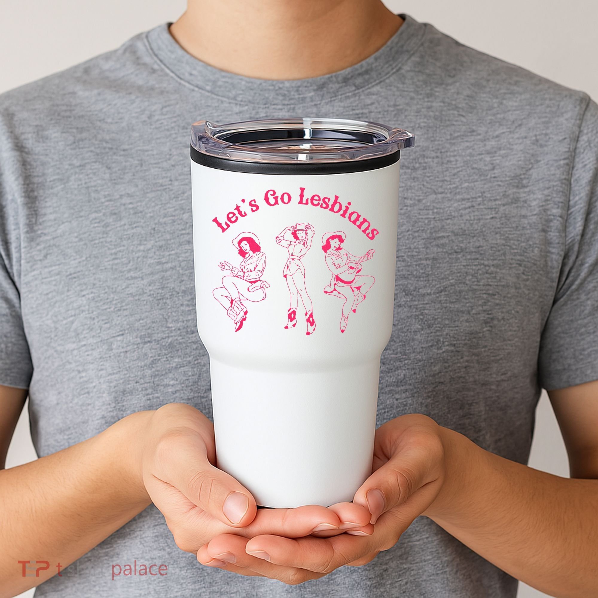 Let's Go Lesbians Subtle Lesbian Live Laugh Lesbian LGBTQ Tumbler