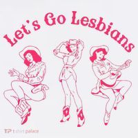 Let's Go Lesbians Subtle Lesbian Live Laugh Lesbian LGBTQ Women's Tank Top thumb 5