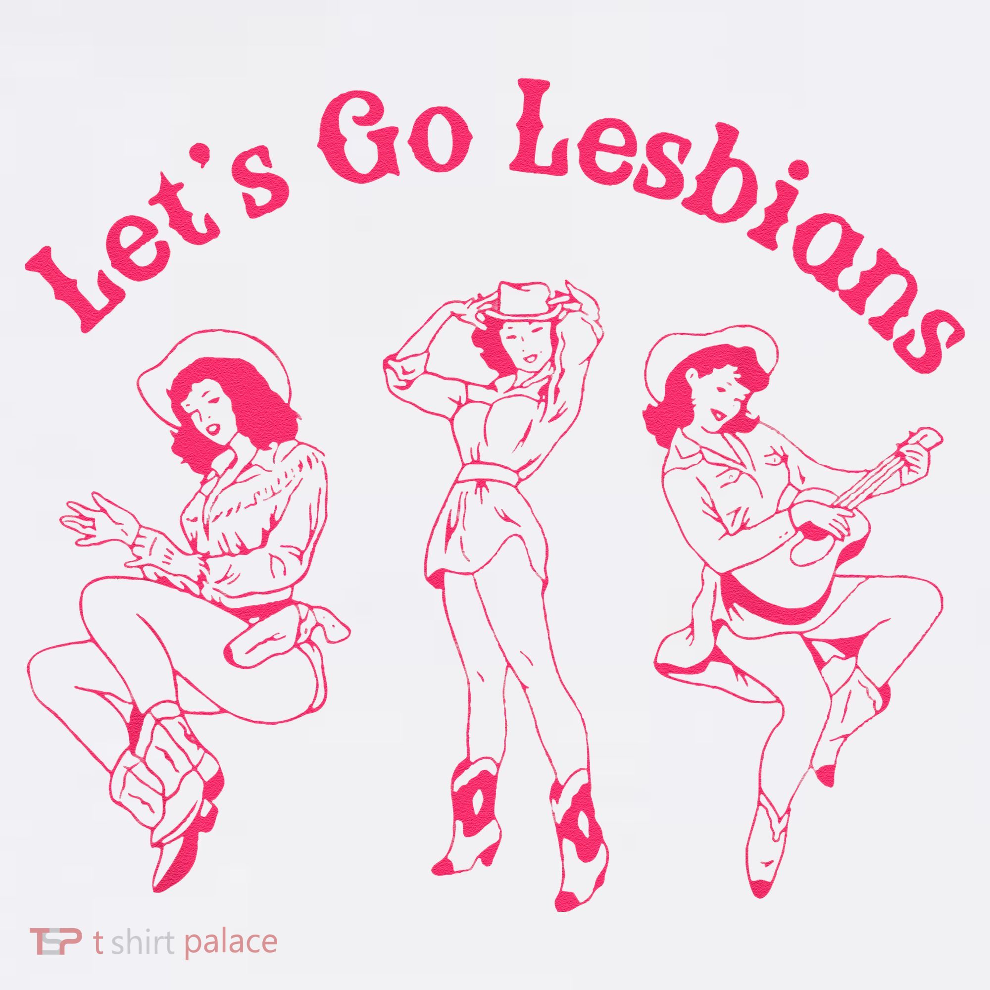 Let's Go Lesbians Subtle Lesbian Live Laugh Lesbian LGBTQ Women's Tank Top