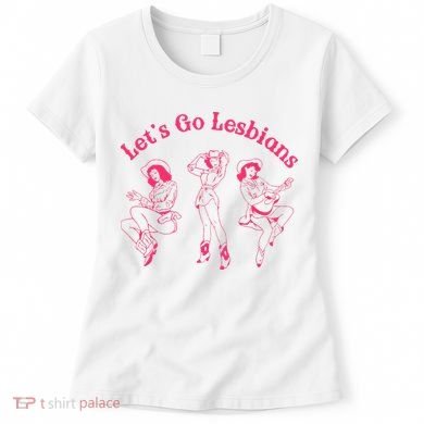 Let's Go Lesbians Subtle Lesbian Live Laugh Lesbian LGBTQ Women's T-Shirt