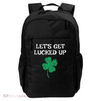 Let's Get Lucked Up Funny St. Saint Patrick's Day Backpack thumb 0