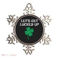 Let's Get Lucked Up Funny St. Saint Patrick's Day Ornament thumb 0