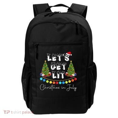 Let's Get Lit Christmas In July Backpack