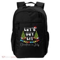 Let's Get Lit Christmas In July Backpack thumb 0