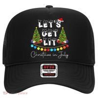 Let's Get Lit Christmas In July Hat thumb 0