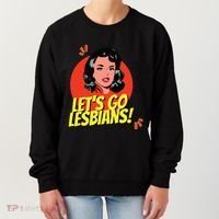 LetS Go Lesbians! Retro Lesbian Subtle Lesbian Women's Sweatshirt thumb 0