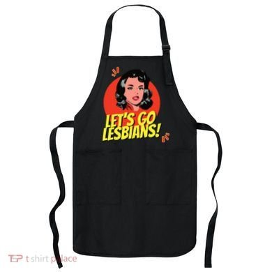 LetS Go Lesbians! Retro Lesbian Subtle Lesbian Apron