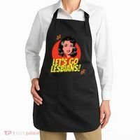 LetS Go Lesbians! Retro Lesbian Subtle Lesbian Apron thumb 2