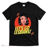LetS Go Lesbians! Retro Lesbian Subtle Lesbian T-Shirt thumb 0