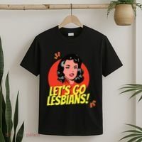LetS Go Lesbians! Retro Lesbian Subtle Lesbian T-Shirt thumb 2